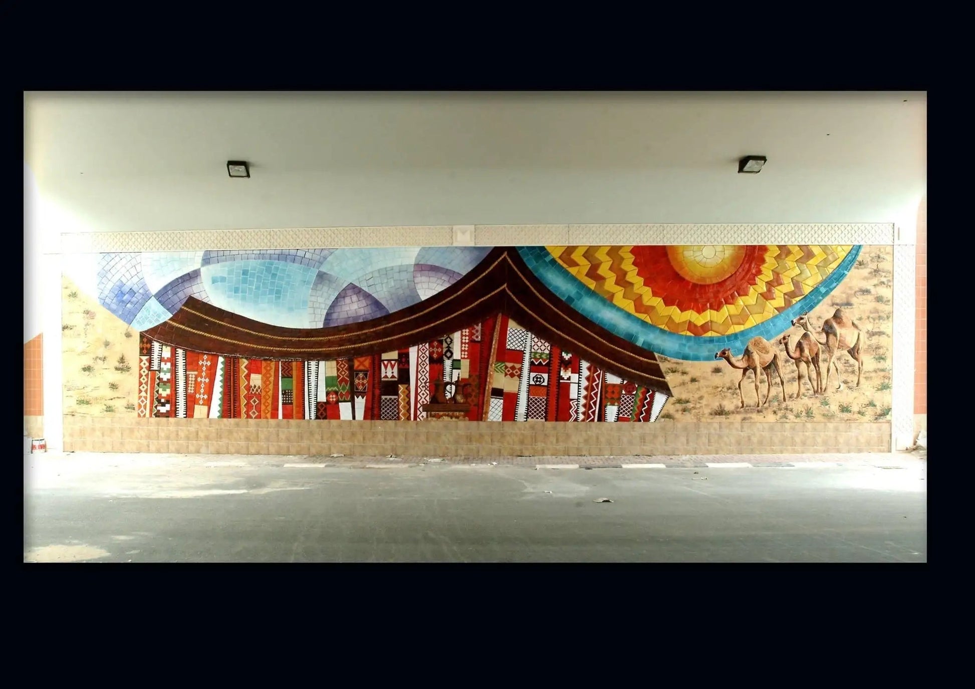 Passport Tunnel Decoration Project — Qatarmy art AllawiJust Art Allawi