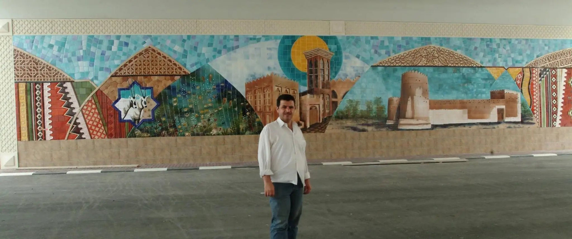 Passport Tunnel Decoration Project — Qatarmy art AllawiJust Art Allawi