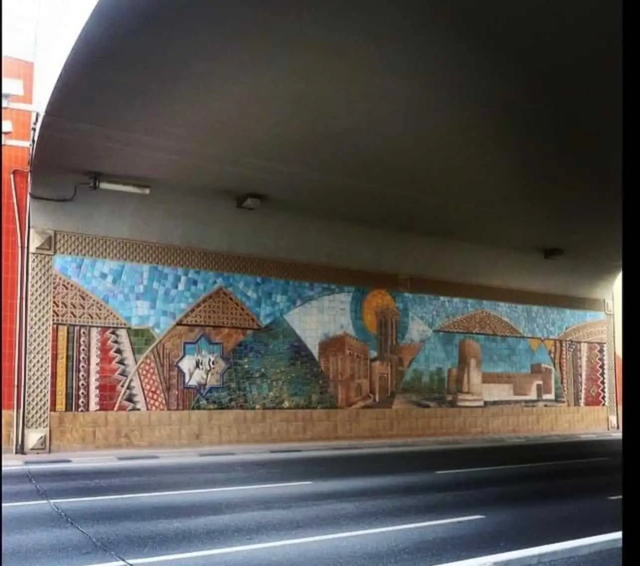 Passport Tunnel Decoration Project — Qatarmy art AllawiJust Art Allawi
