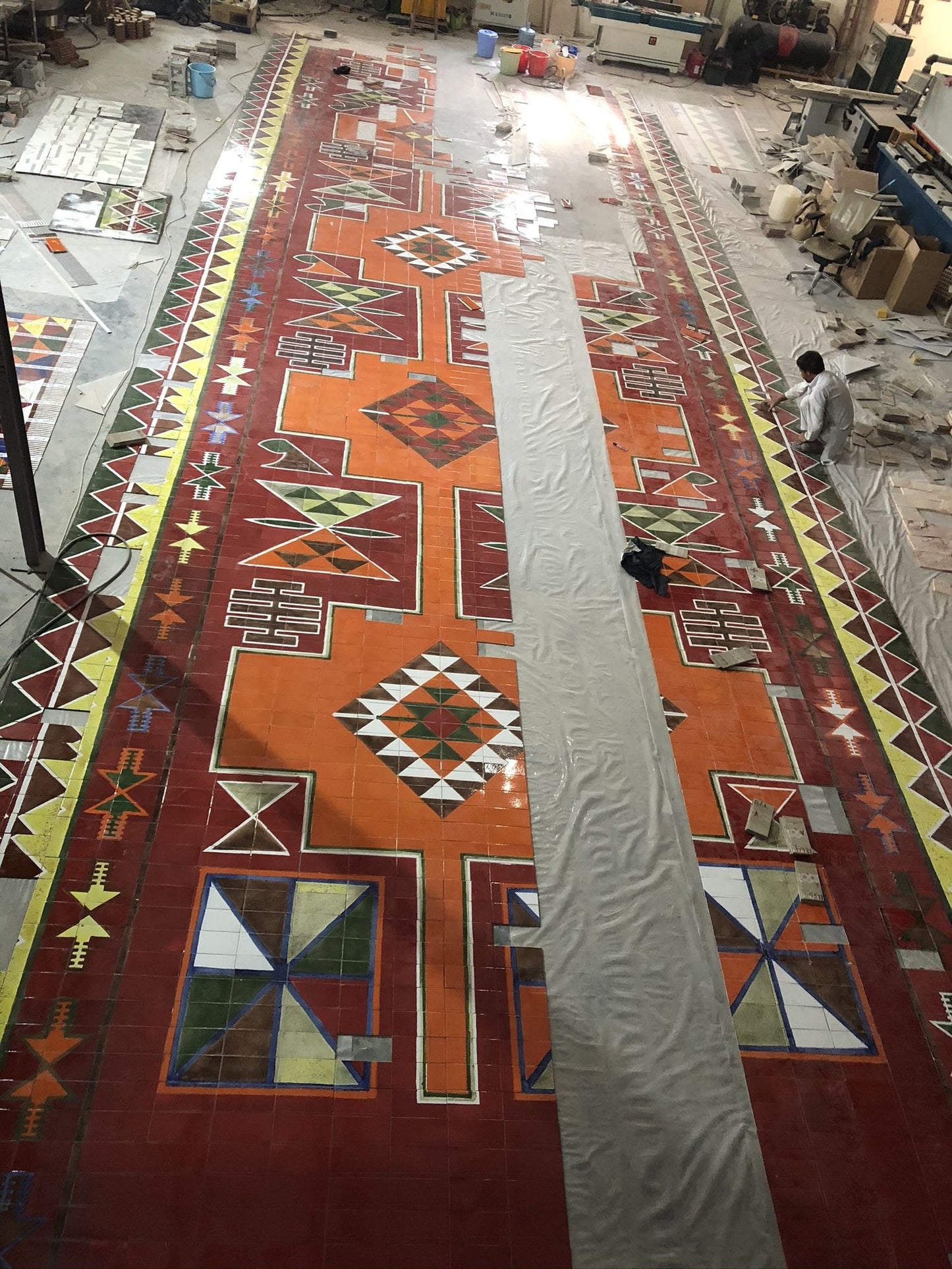 Passport Tunnel Decoration Project — Qatarmy art AllawiJust Art Allawi