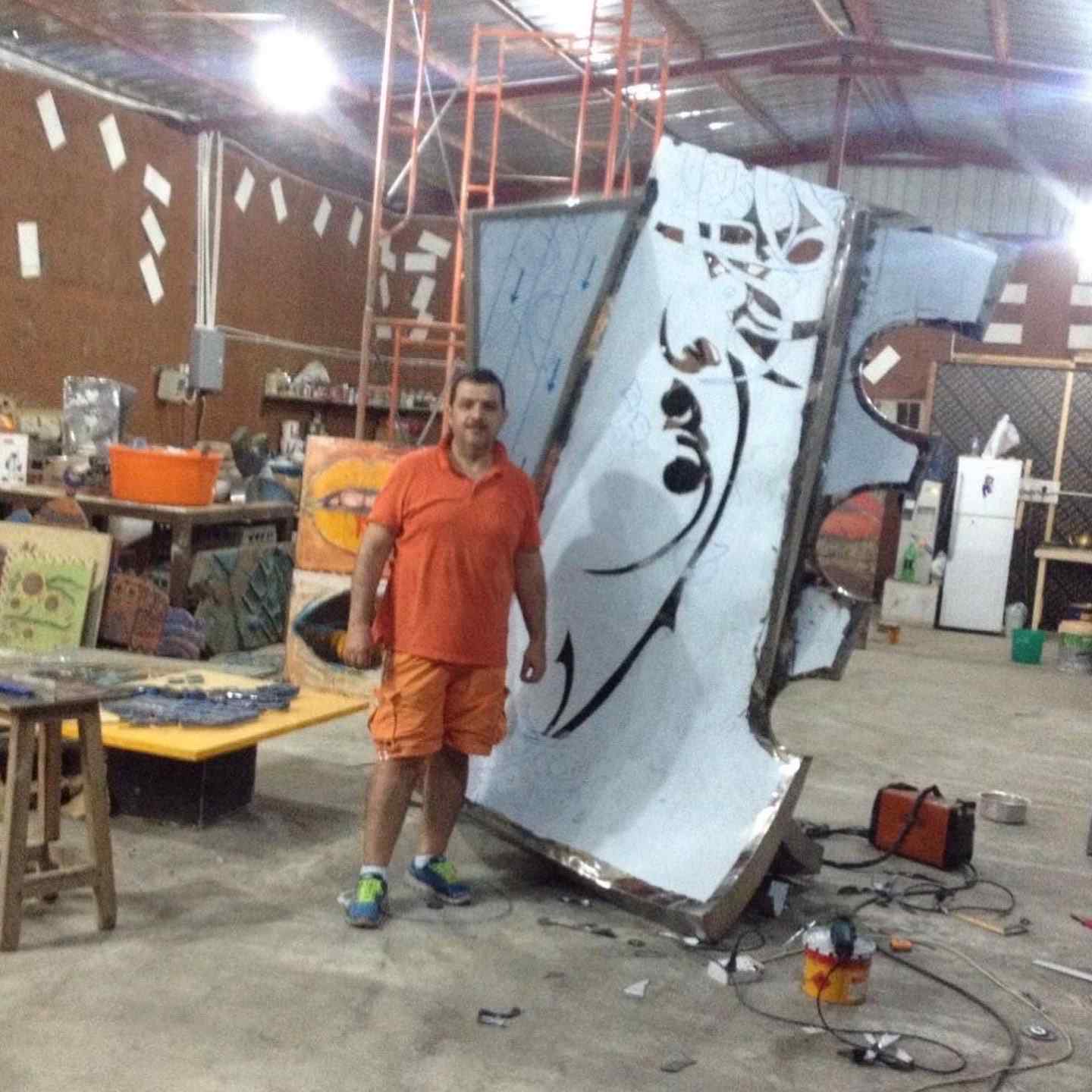 Steel Sculptures — Arabic Calligraphy & Horsesmy art AllawiJust Art Gallery