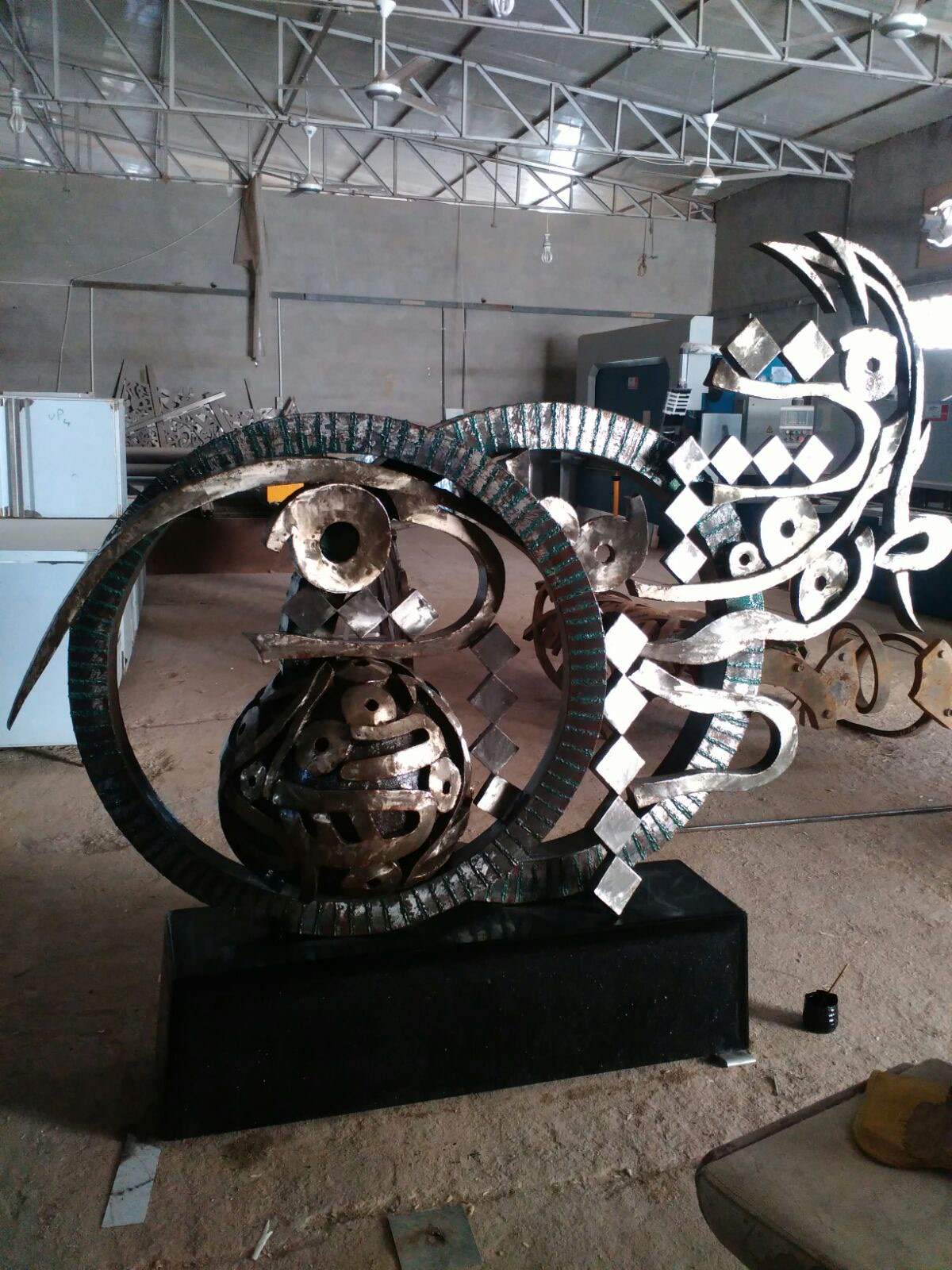 Steel Sculptures — Arabic Calligraphy & Horsesmy art AllawiJust Art Gallery
