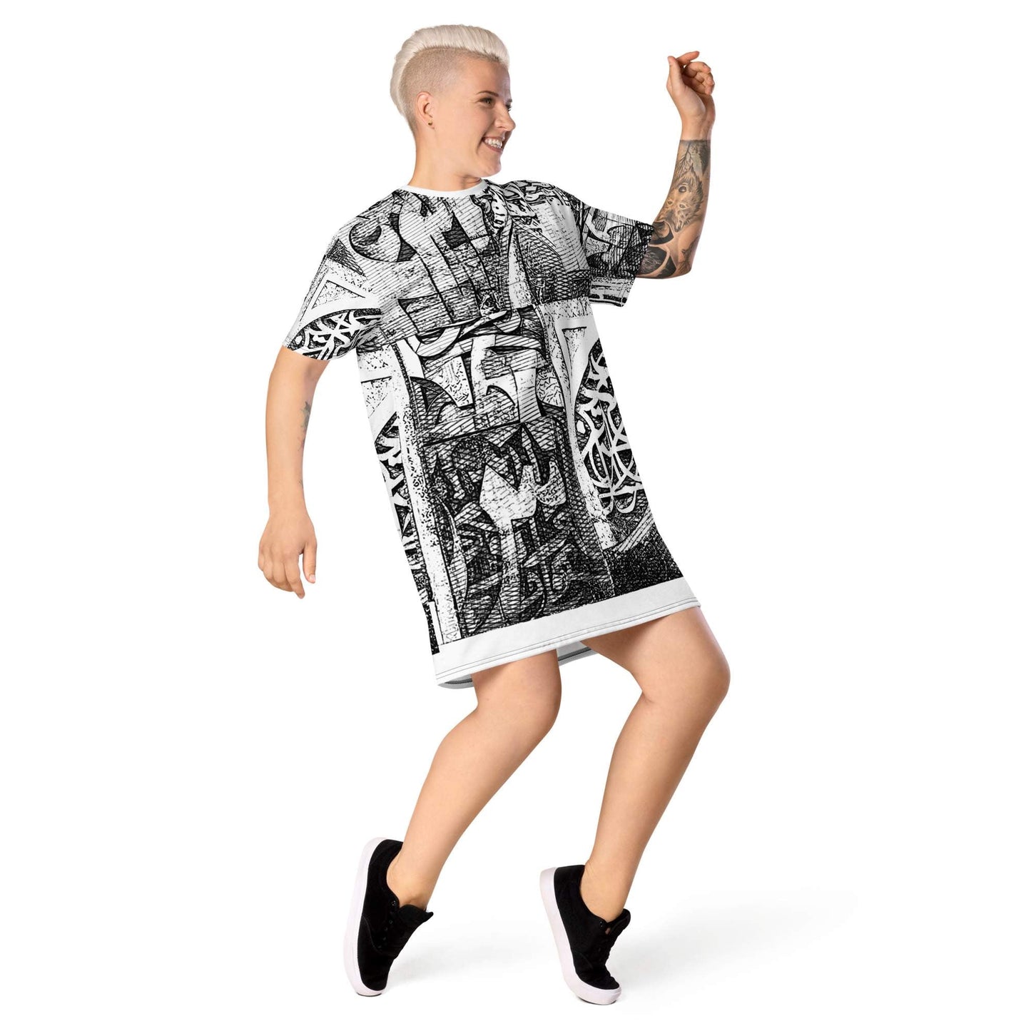 T-Shirt Dress — Wearable Art by Ahmed Allawimy art Allawimy art Allawi