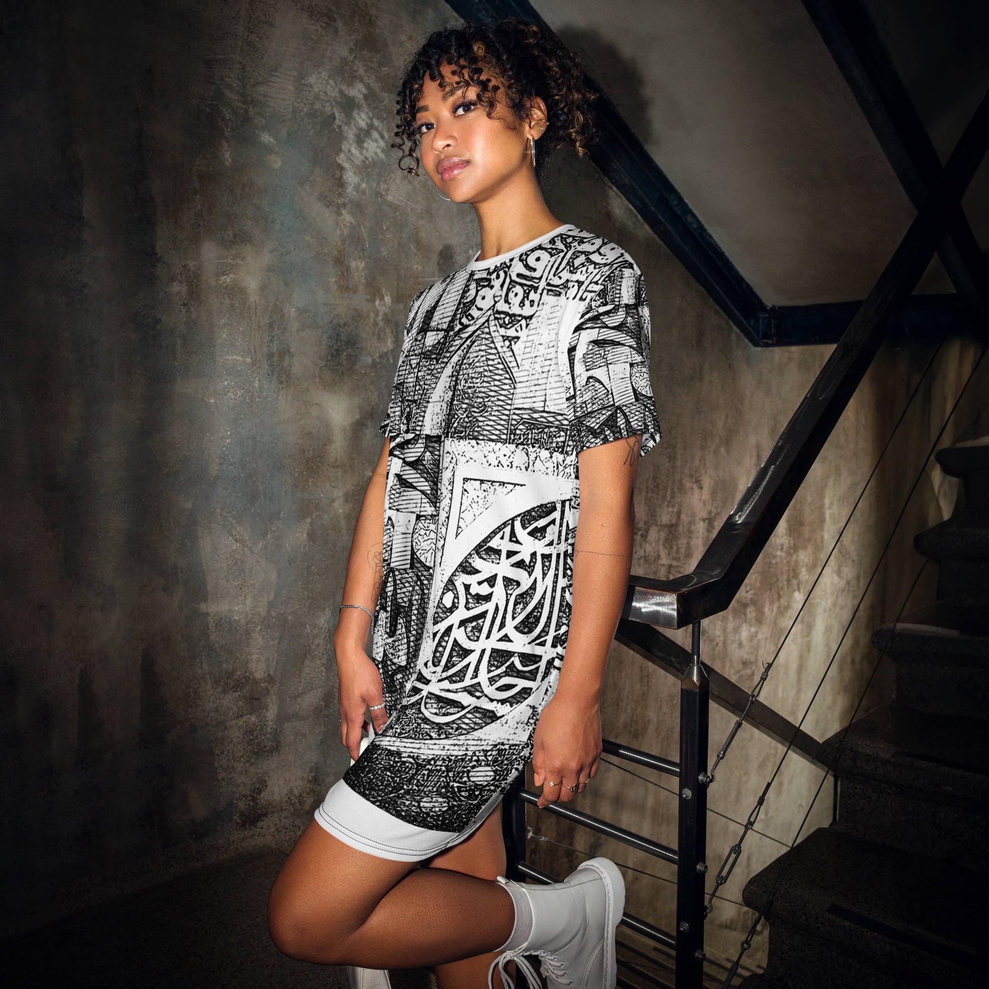 T-Shirt Dress — Wearable Art by Ahmed Allawimy art Allawimy art Allawi