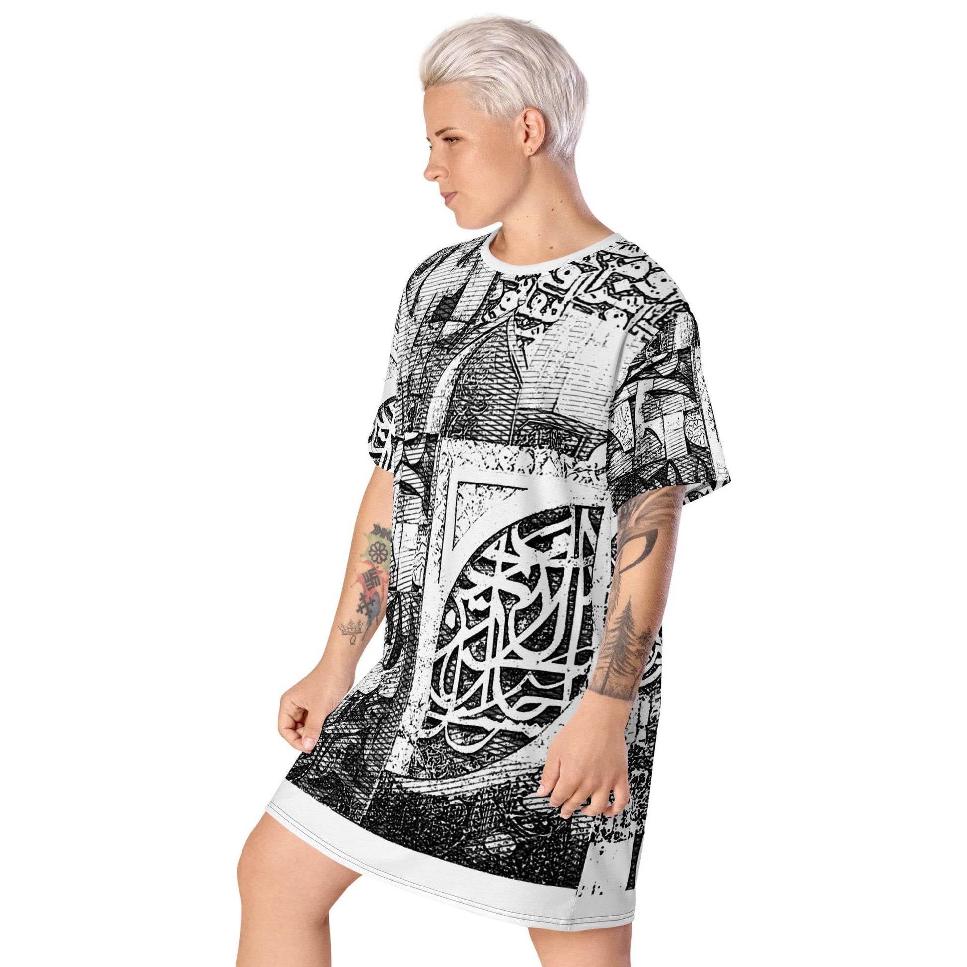 T-Shirt Dress — Wearable Art by Ahmed Allawimy art Allawimy art Allawi