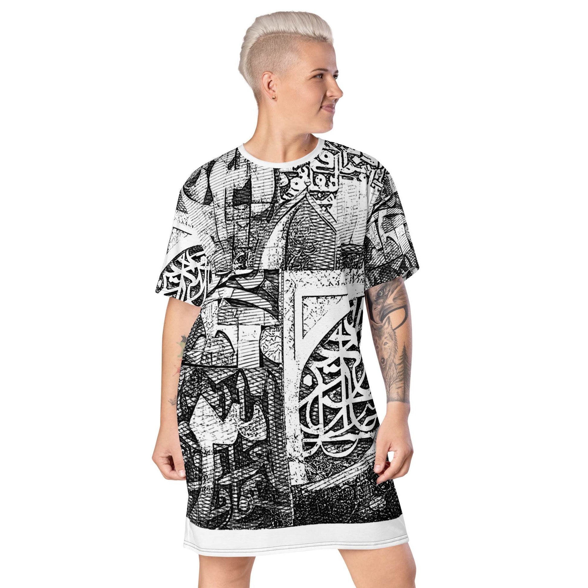 T-Shirt Dress — Wearable Art by Ahmed Allawimy art Allawimy art Allawi