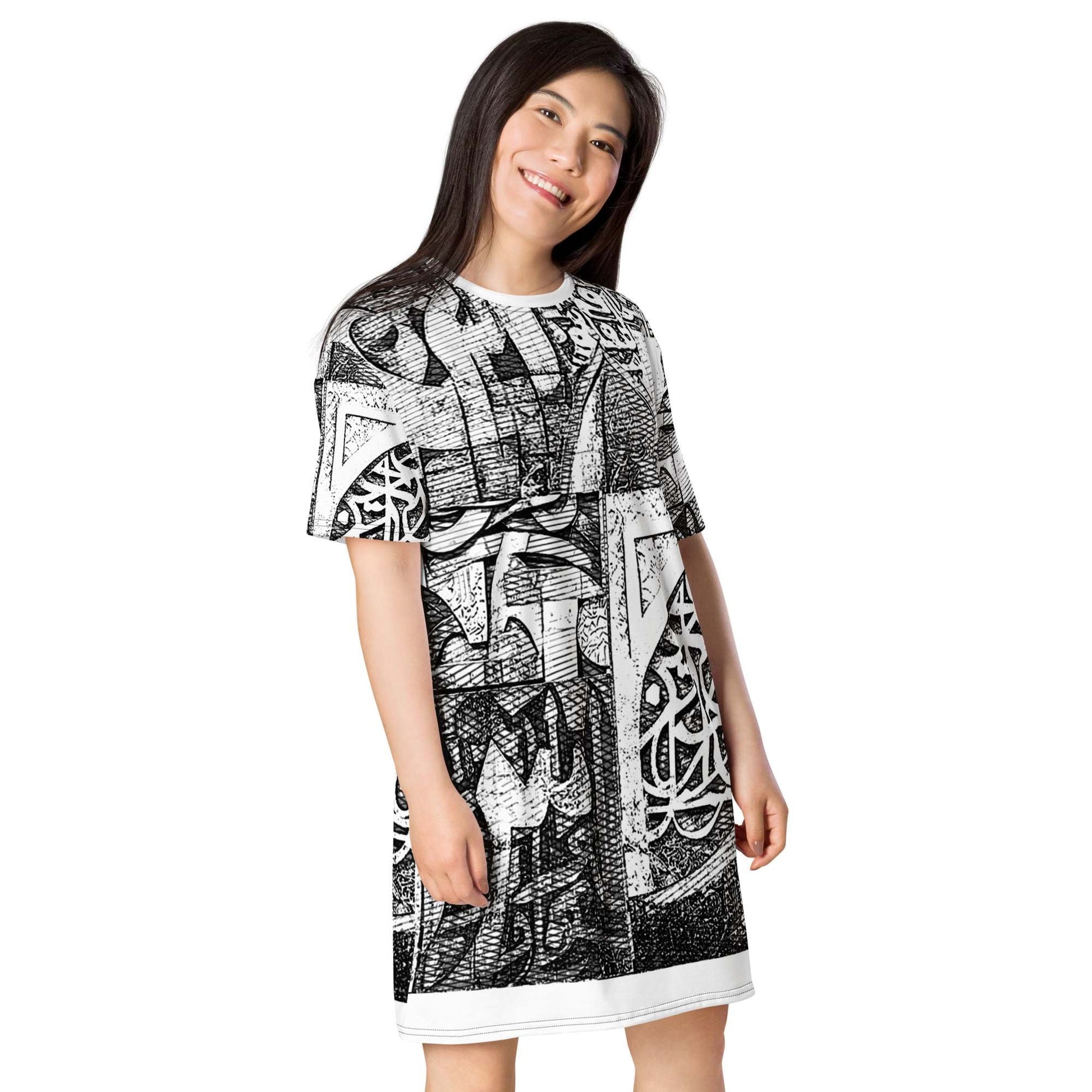 T-Shirt Dress — Wearable Art by Ahmed Allawimy art Allawimy art Allawi