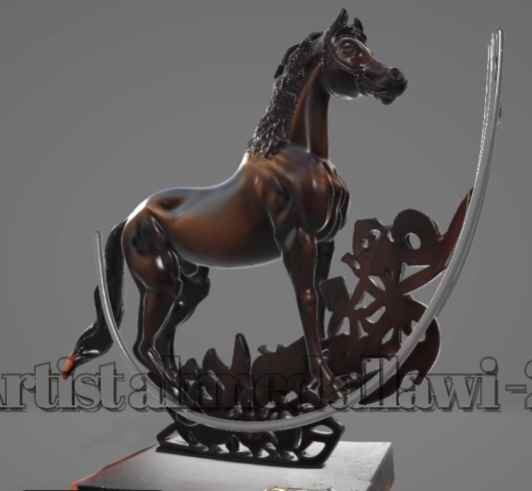 The Dancing Horse — Bronze Sculpture (Video)my art AllawiJust Art Gallery