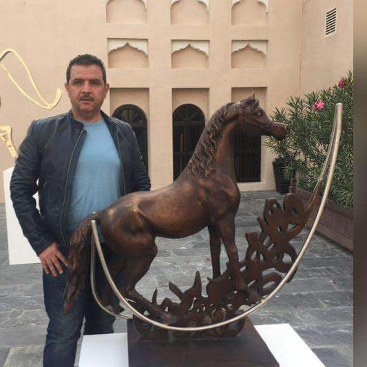 The Dancing Horse — Bronze Sculpture (Video)my art AllawiJust Art Gallery