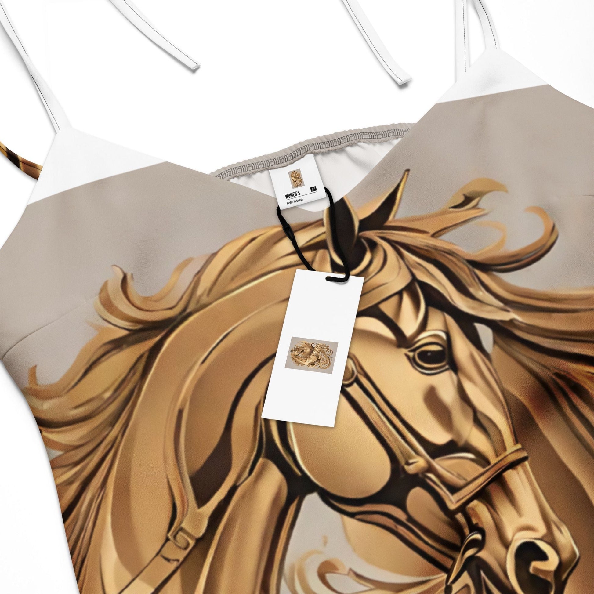 Tie-Strap Midi Dress — Wearable Art by Ahmed Allawimy art Allawimy art Allawi