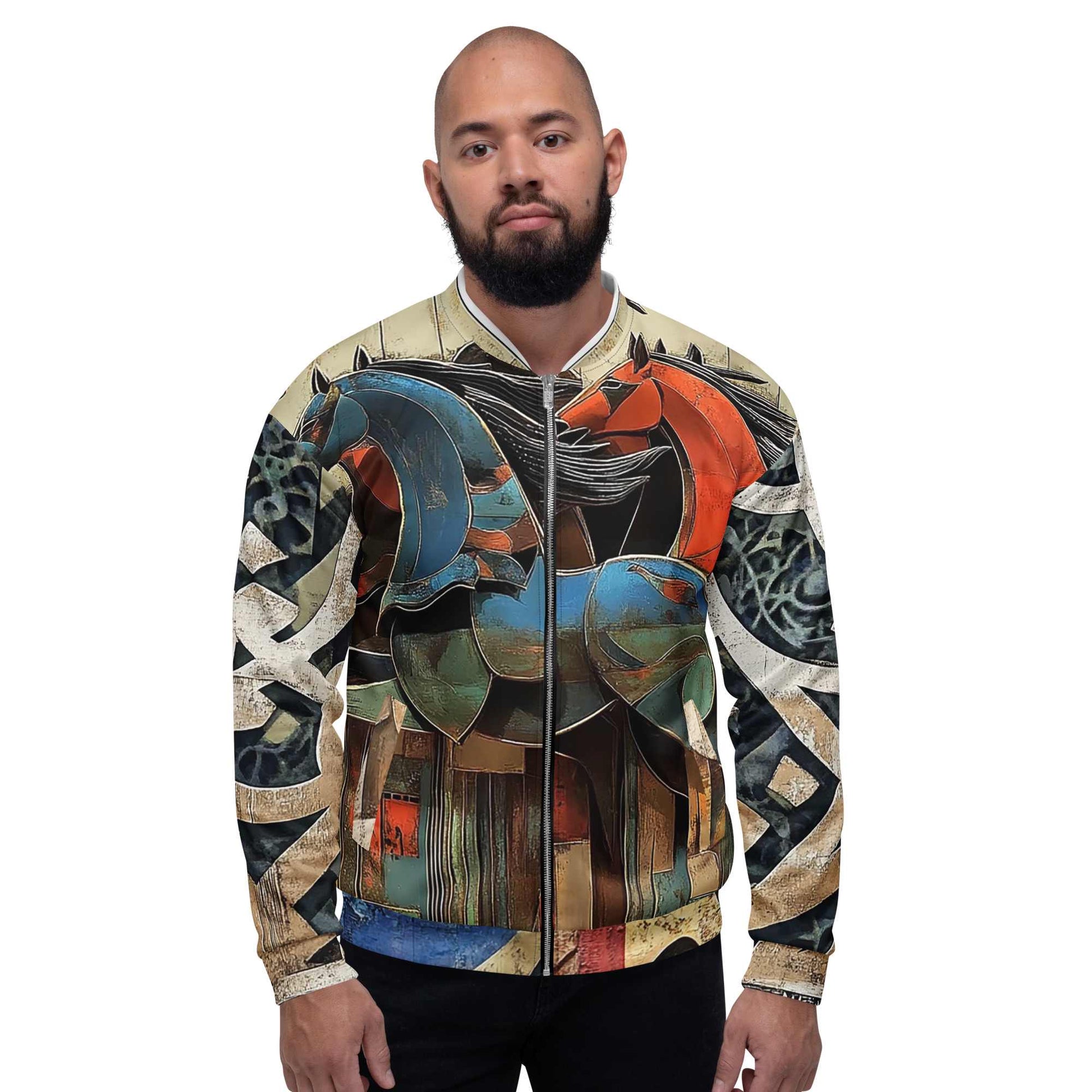Unisex Bomber Jacketmy art Allawimy art Allawi