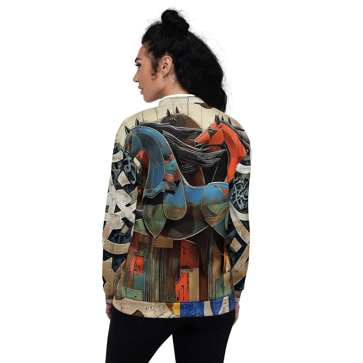 Unisex Bomber Jacketmy art Allawimy art Allawi