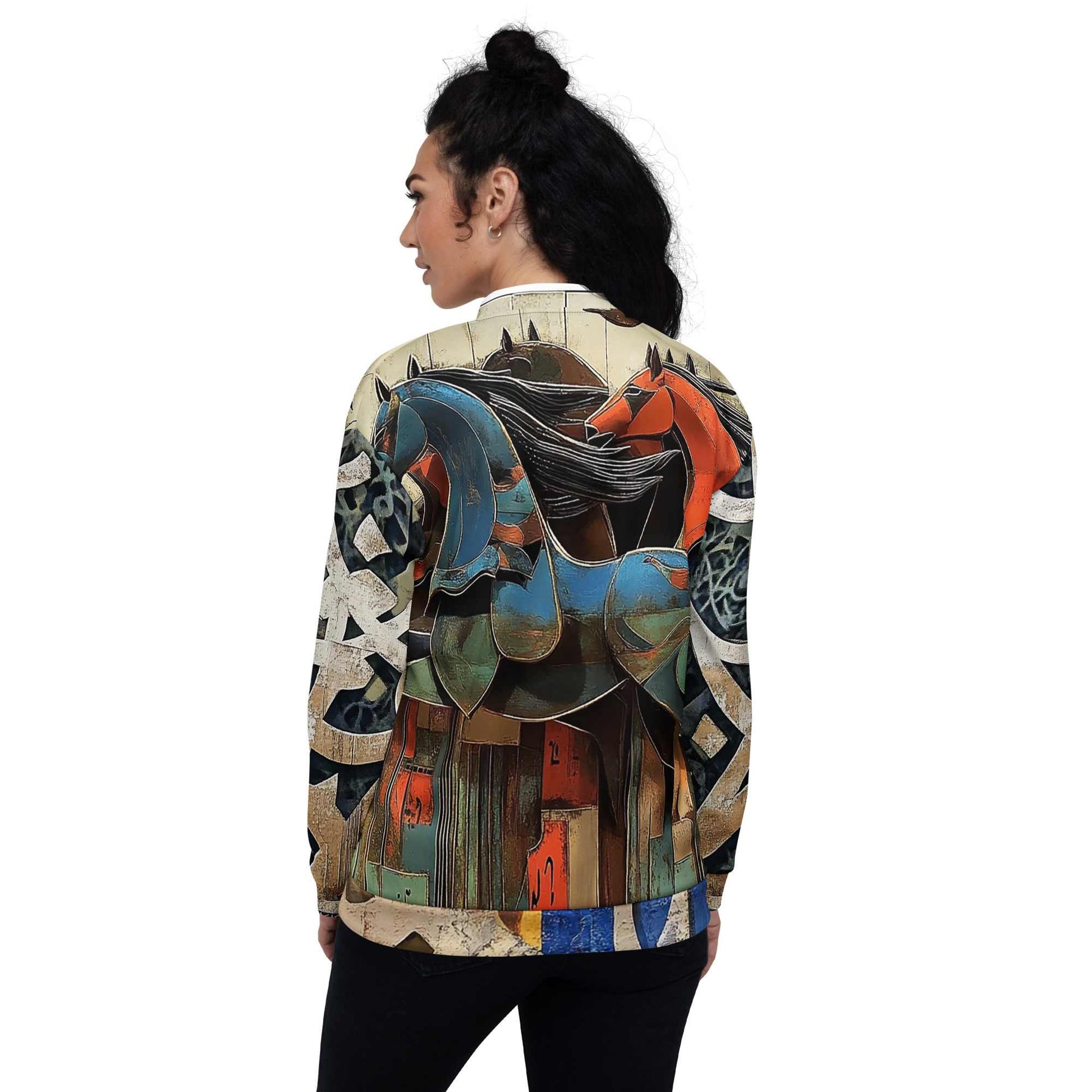 Unisex Bomber Jacketmy art Allawimy art Allawi