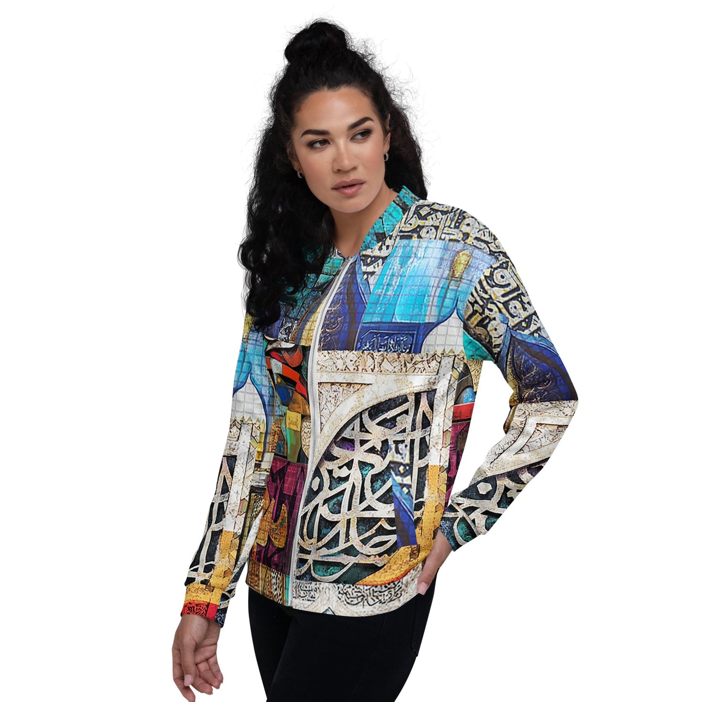 Unisex Bomber Jacketmy art Allawimy art Allawi
