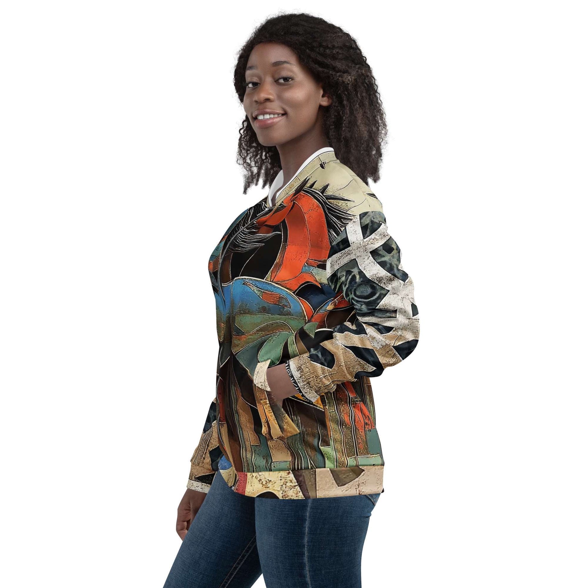 Unisex Bomber Jacketmy art Allawimy art Allawi