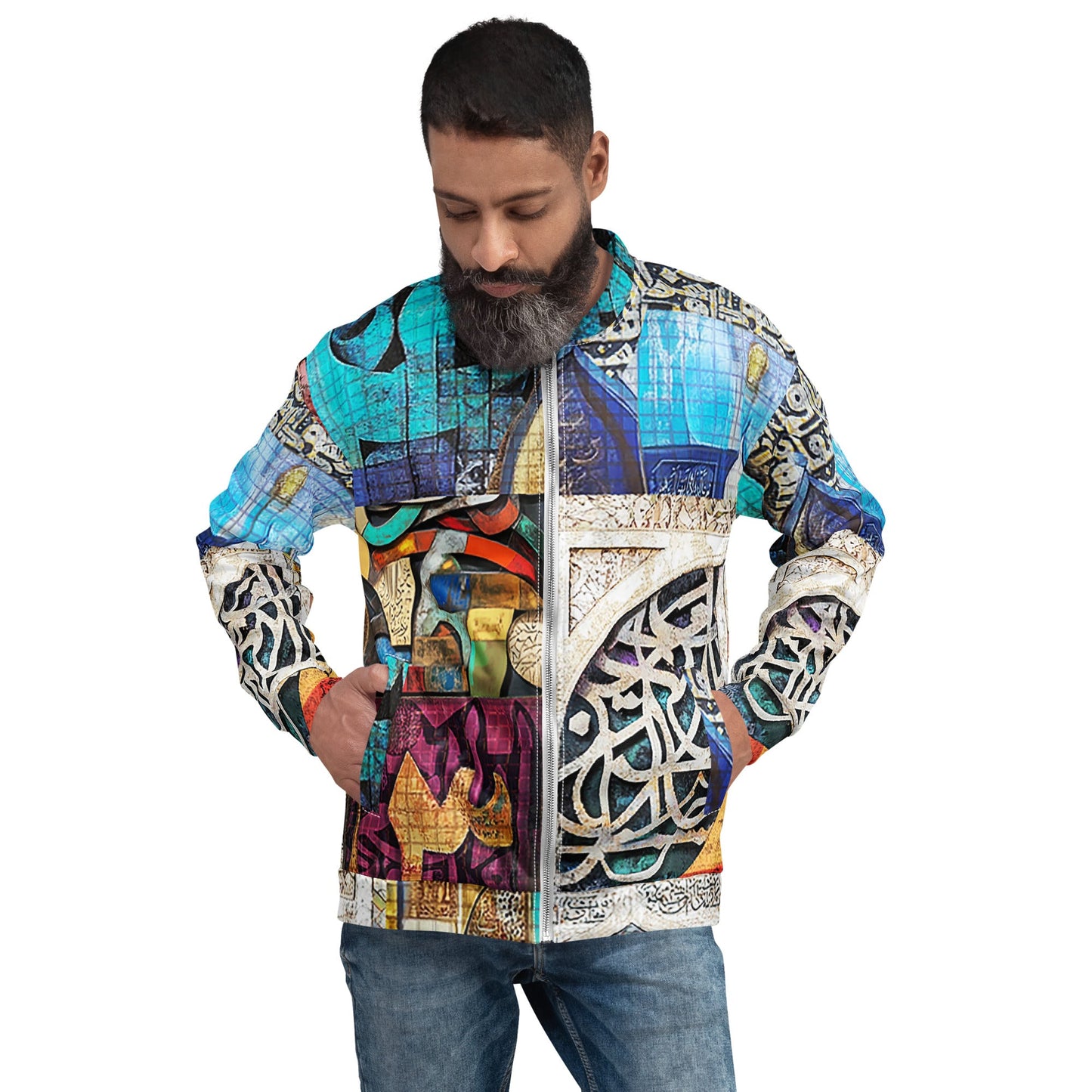 Unisex Bomber Jacketmy art Allawimy art Allawi