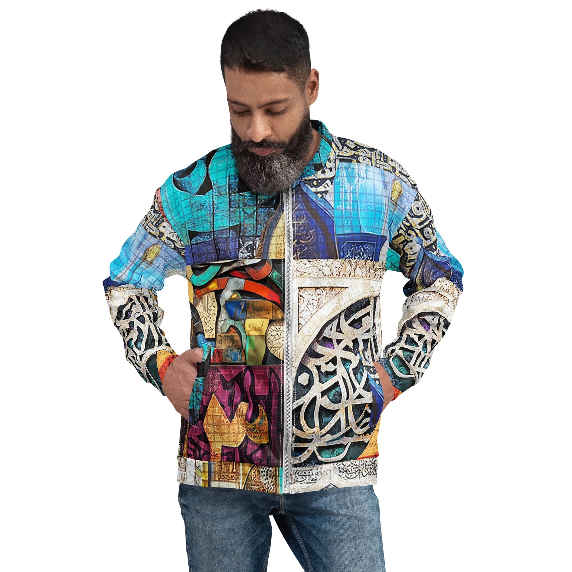 Unisex Bomber Jacketmy art Allawimy art Allawi