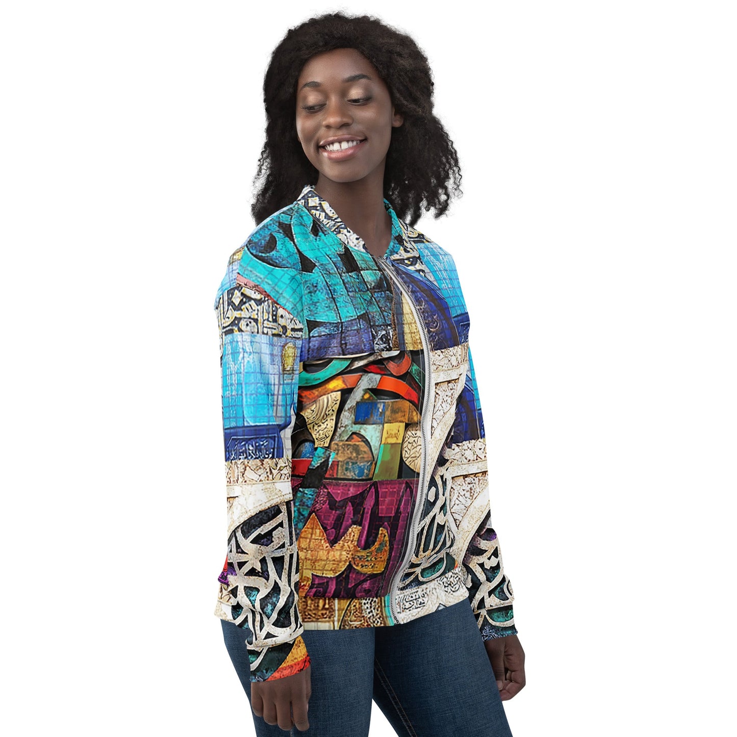 Unisex Bomber Jacketmy art Allawimy art Allawi