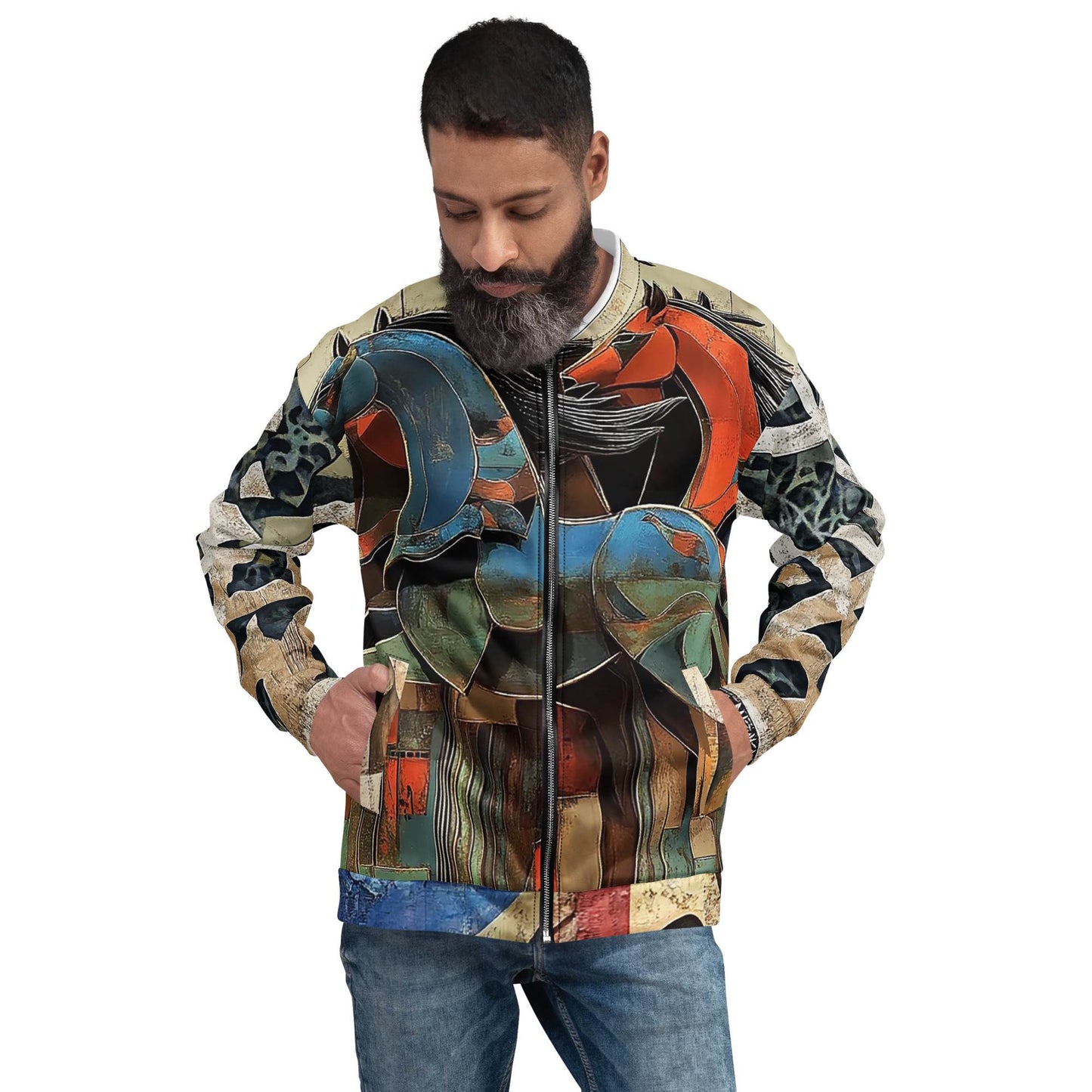 Unisex Bomber Jacketmy art Allawimy art Allawi
