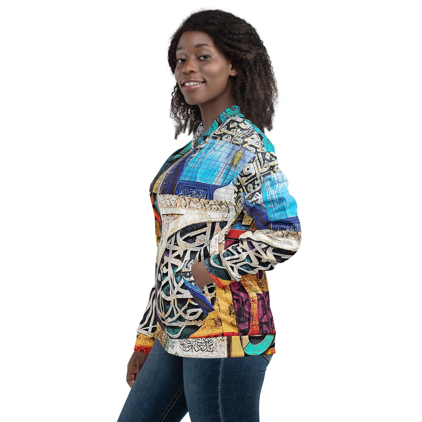 Unisex Bomber Jacketmy art Allawimy art Allawi