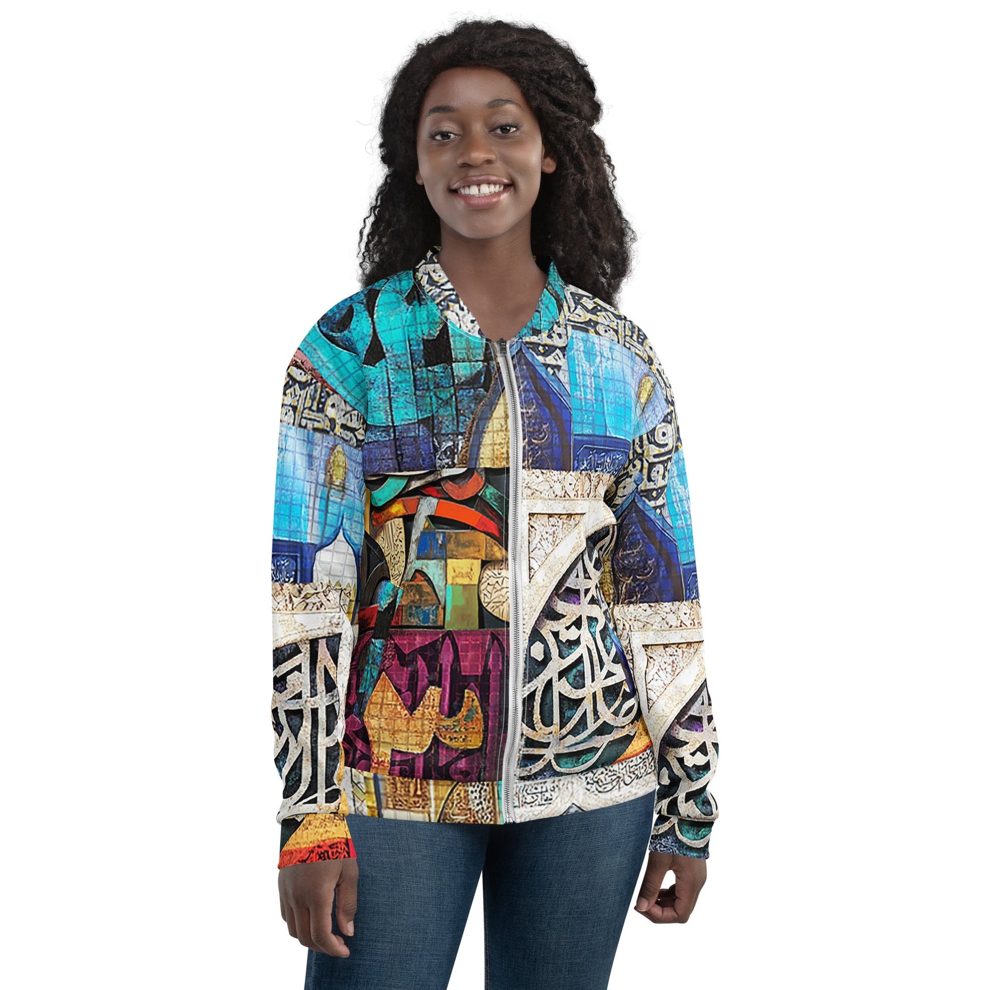 Unisex Bomber Jacketmy art Allawimy art Allawi