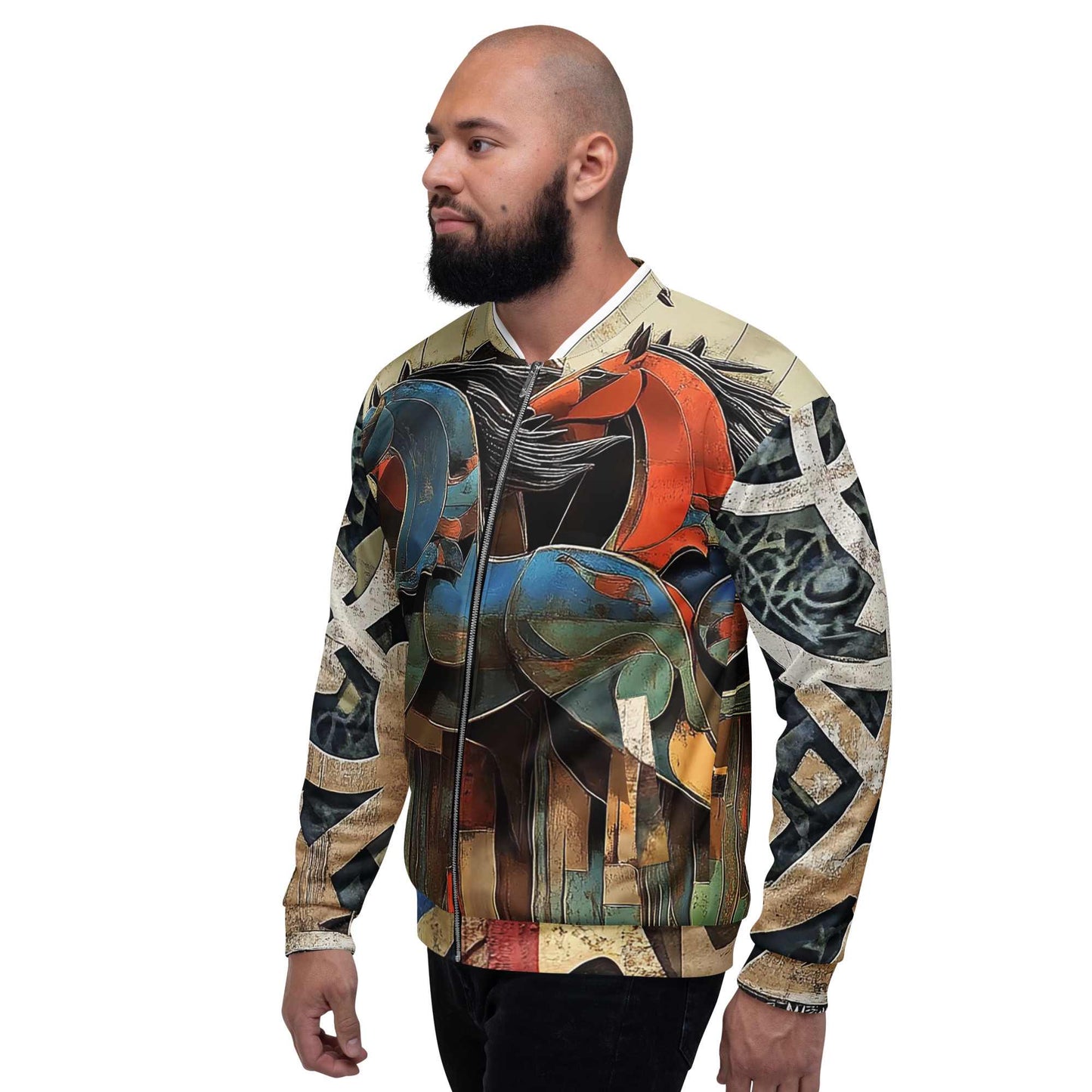 Unisex Bomber Jacketmy art Allawimy art Allawi