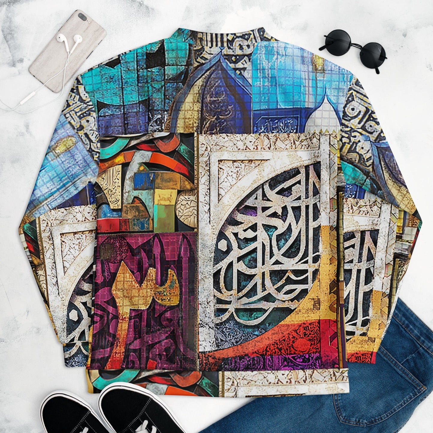 Unisex Bomber Jacketmy art Allawimy art Allawi