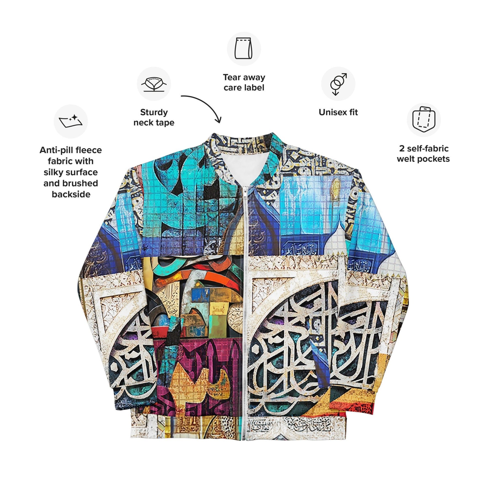 Unisex Bomber Jacketmy art Allawimy art Allawi