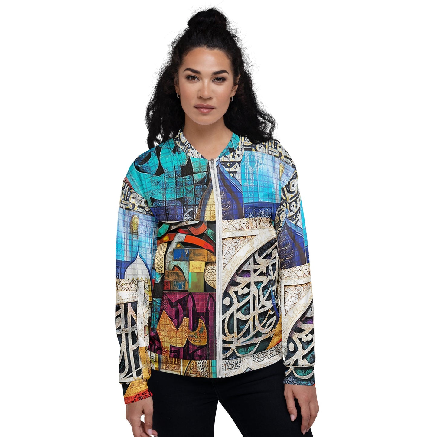 Unisex Bomber Jacketmy art Allawimy art Allawi