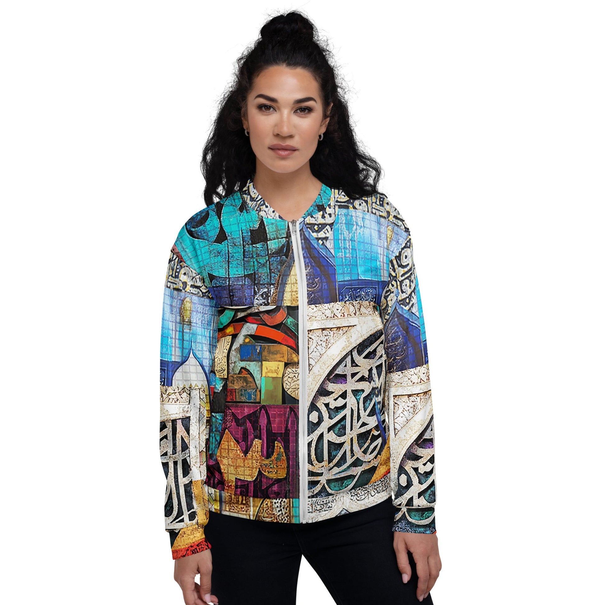 Unisex Bomber Jacketmy art Allawimy art Allawi
