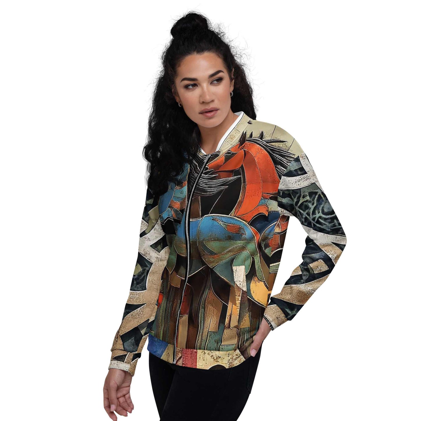 Unisex Bomber Jacketmy art Allawimy art Allawi