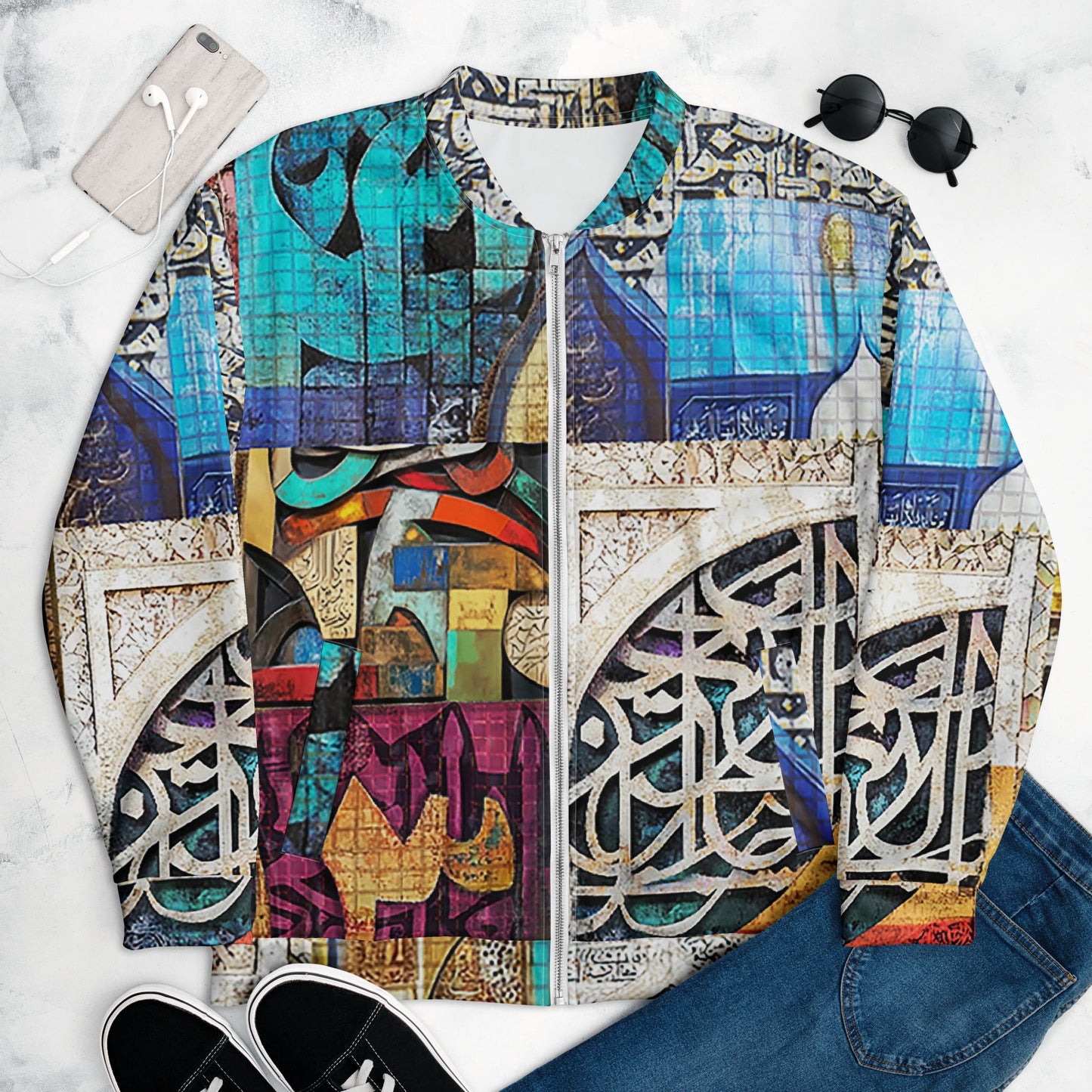 Unisex Bomber Jacketmy art Allawimy art Allawi
