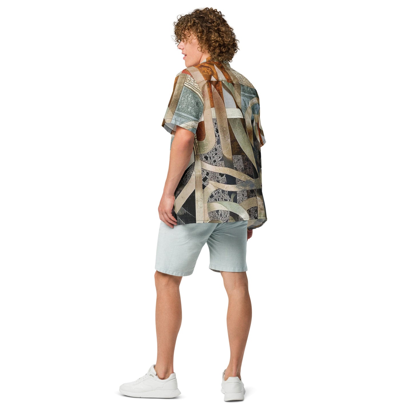 Unisex button shirtmy art Allawimy art Allawi