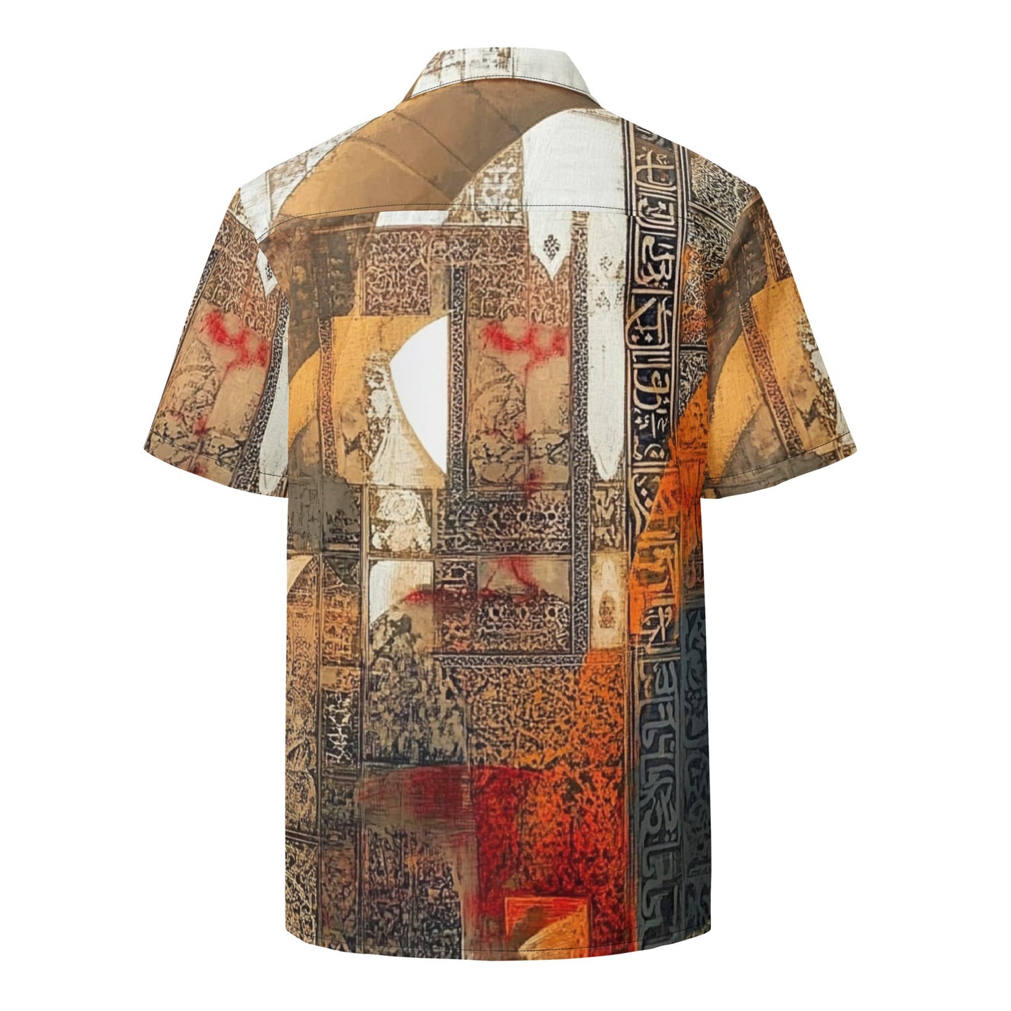 Unisex button shirtmy art Allawimy art Allawi