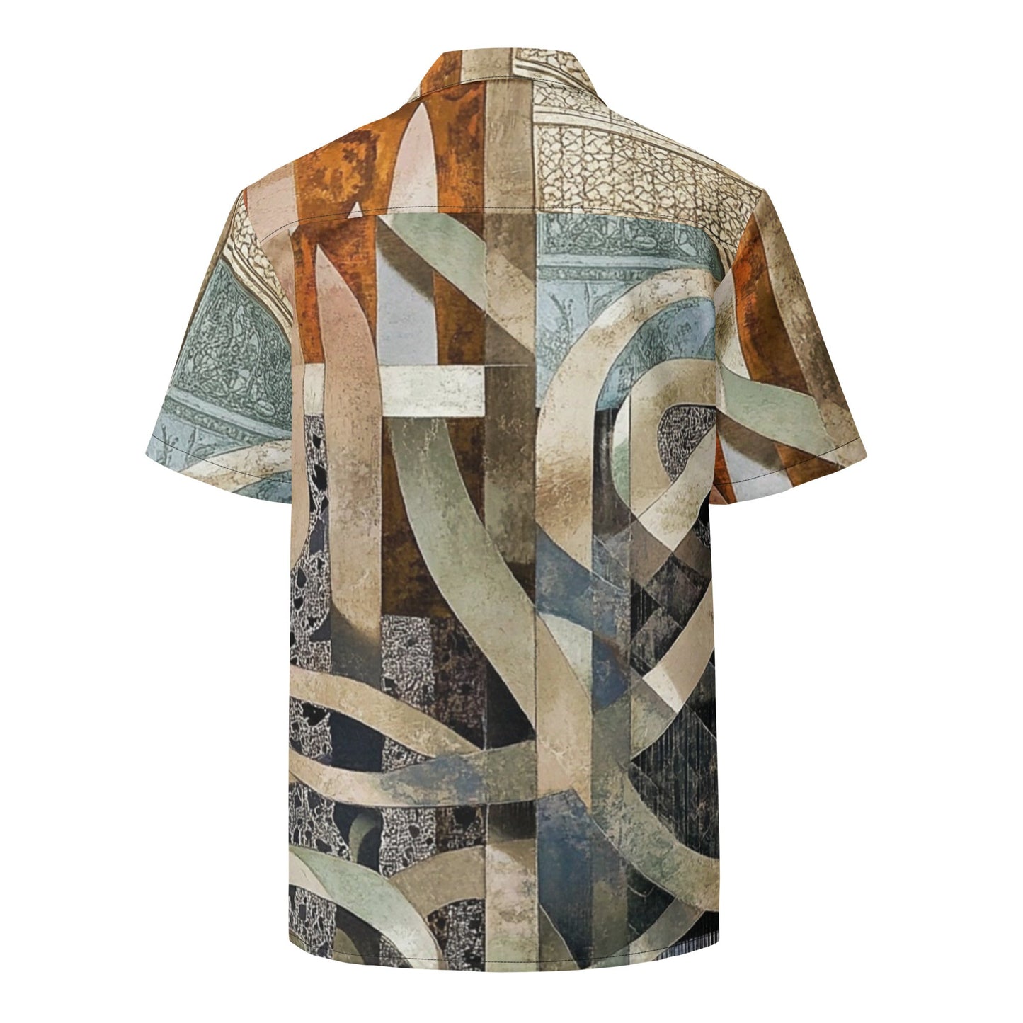 Unisex button shirtmy art Allawimy art Allawi