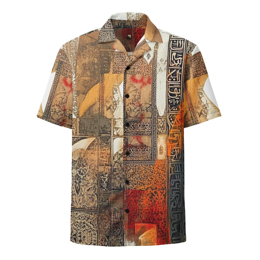 Unisex button shirtmy art Allawimy art Allawi
