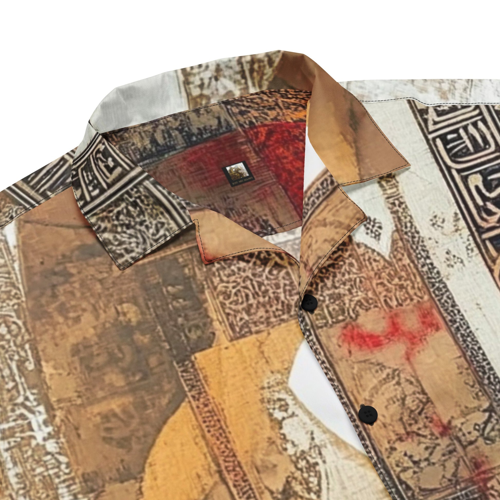 Unisex button shirtmy art Allawimy art Allawi