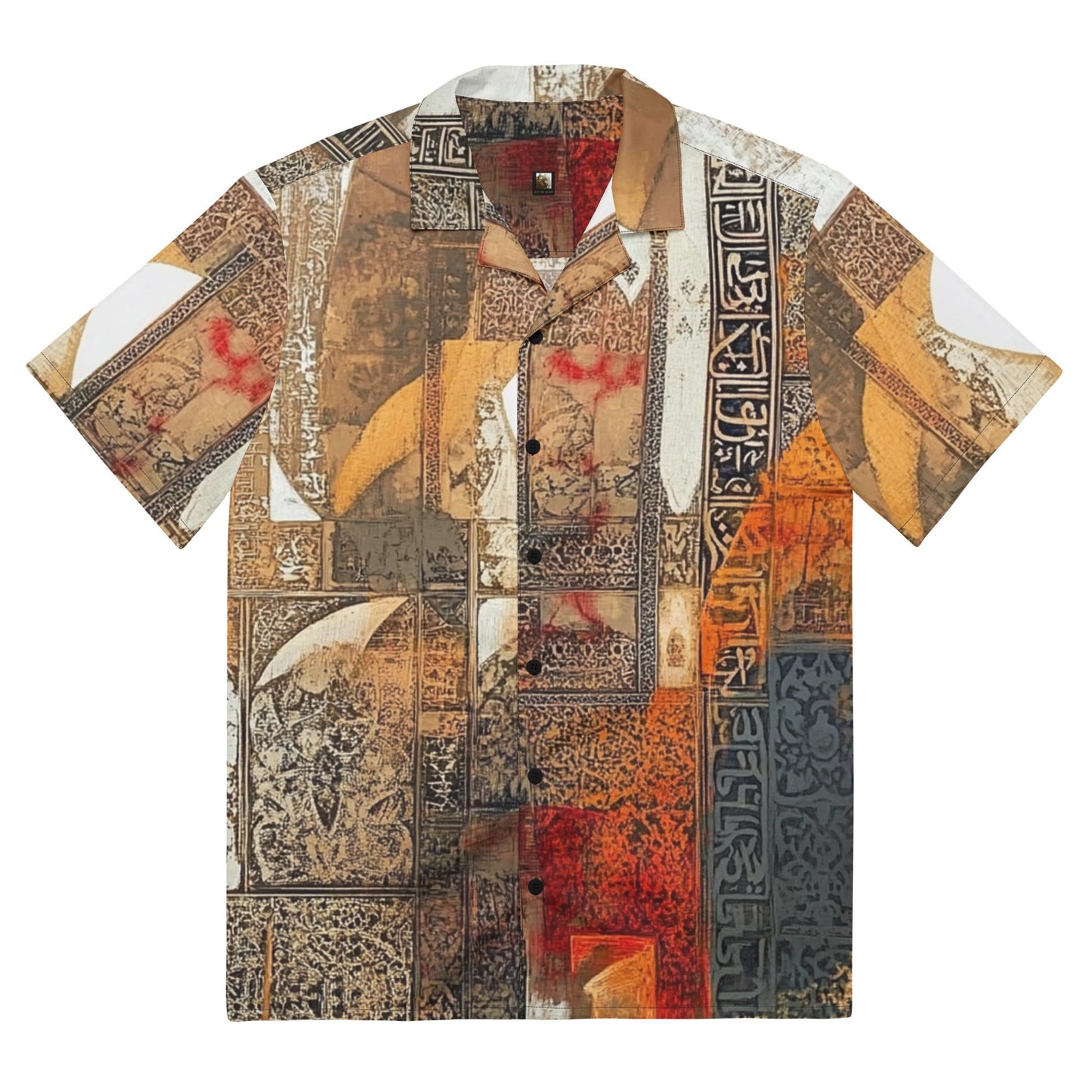 Unisex button shirtmy art Allawimy art Allawi