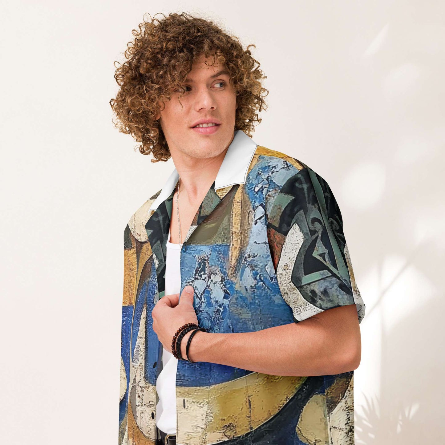 Unisex Button Shirt — Wearable Art by Ahmed Allawimy art Allawimy art Allawi