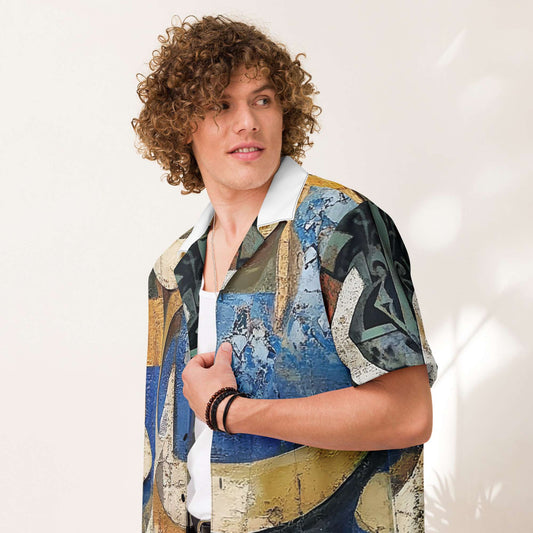 Unisex Button Shirt — Wearable Art by Ahmed Allawimy art Allawimy art Allawi