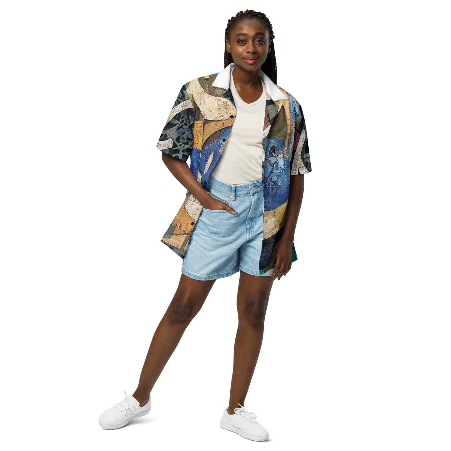 Unisex Button Shirt — Wearable Art by Ahmed Allawimy art Allawimy art Allawi