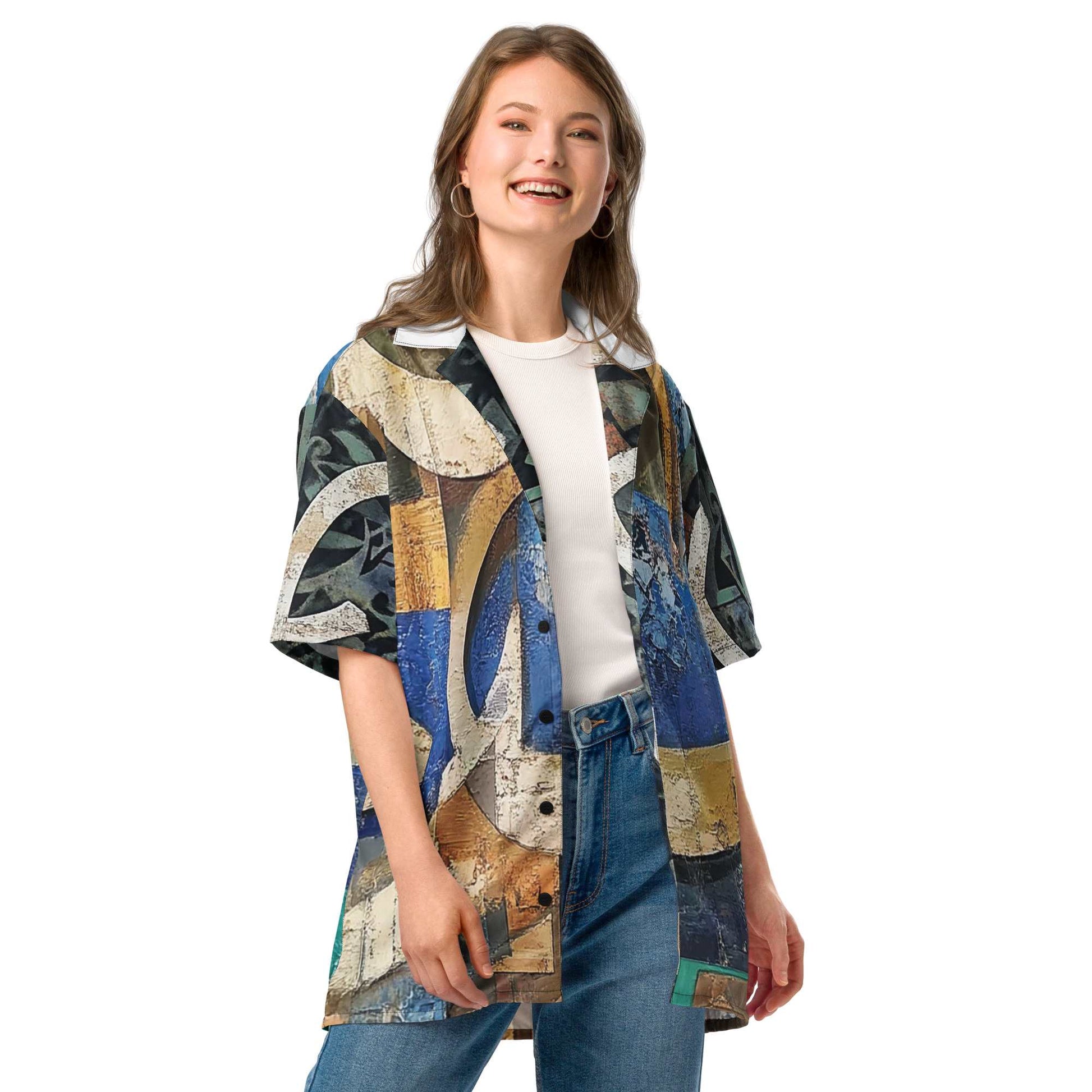 Unisex Button Shirt — Wearable Art by Ahmed Allawimy art Allawimy art Allawi