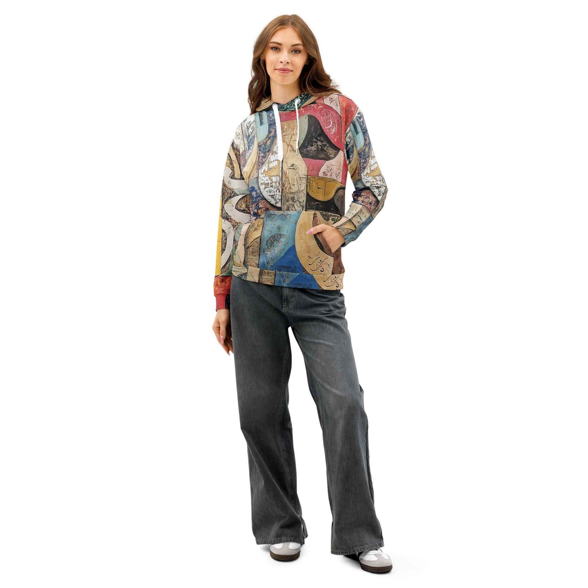 Unisex Cotton Hoodie — Wearable Art by Ahmed Allawimy art Allawimy art Allawi
