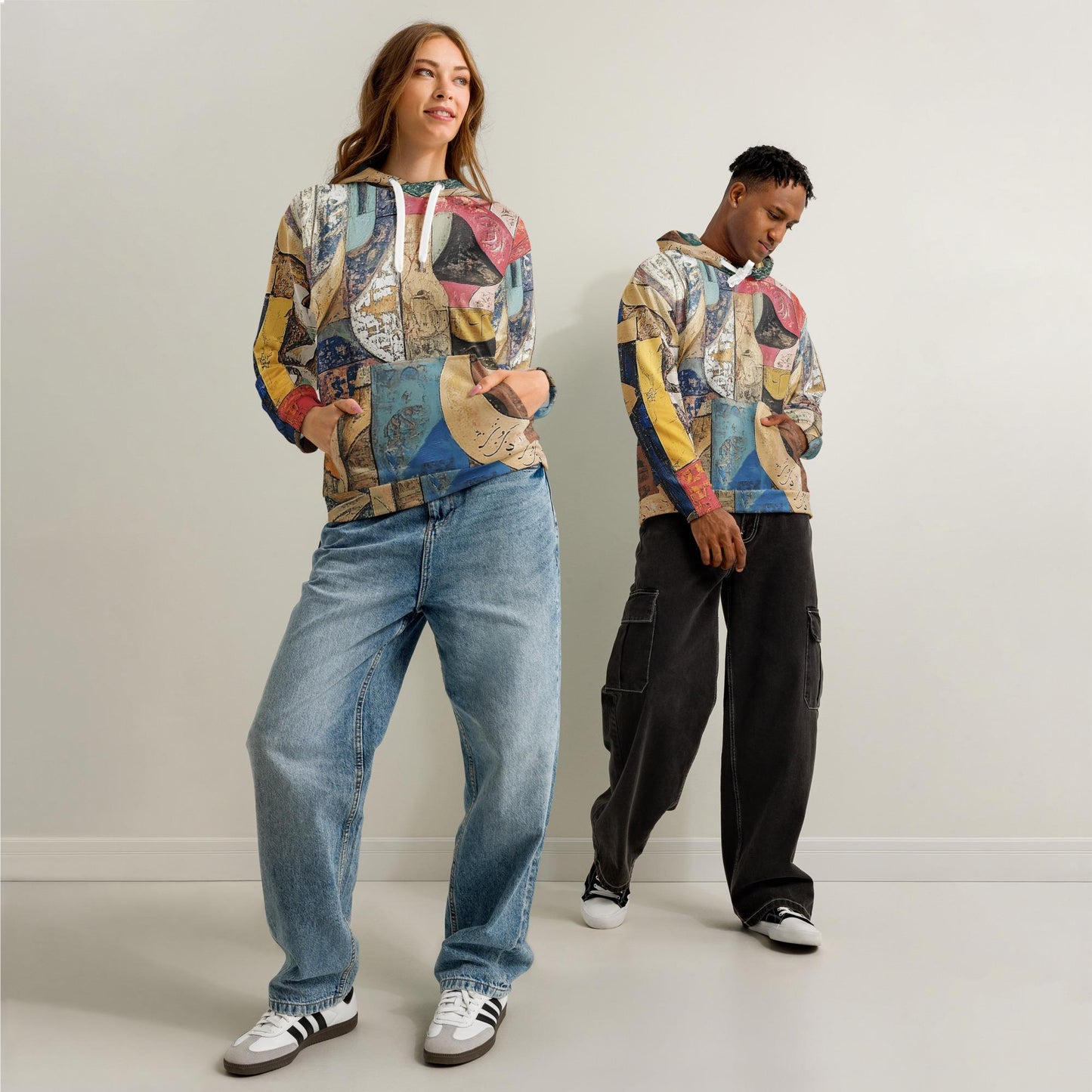 Unisex Cotton Hoodie — Wearable Art by Ahmed Allawimy art Allawimy art Allawi