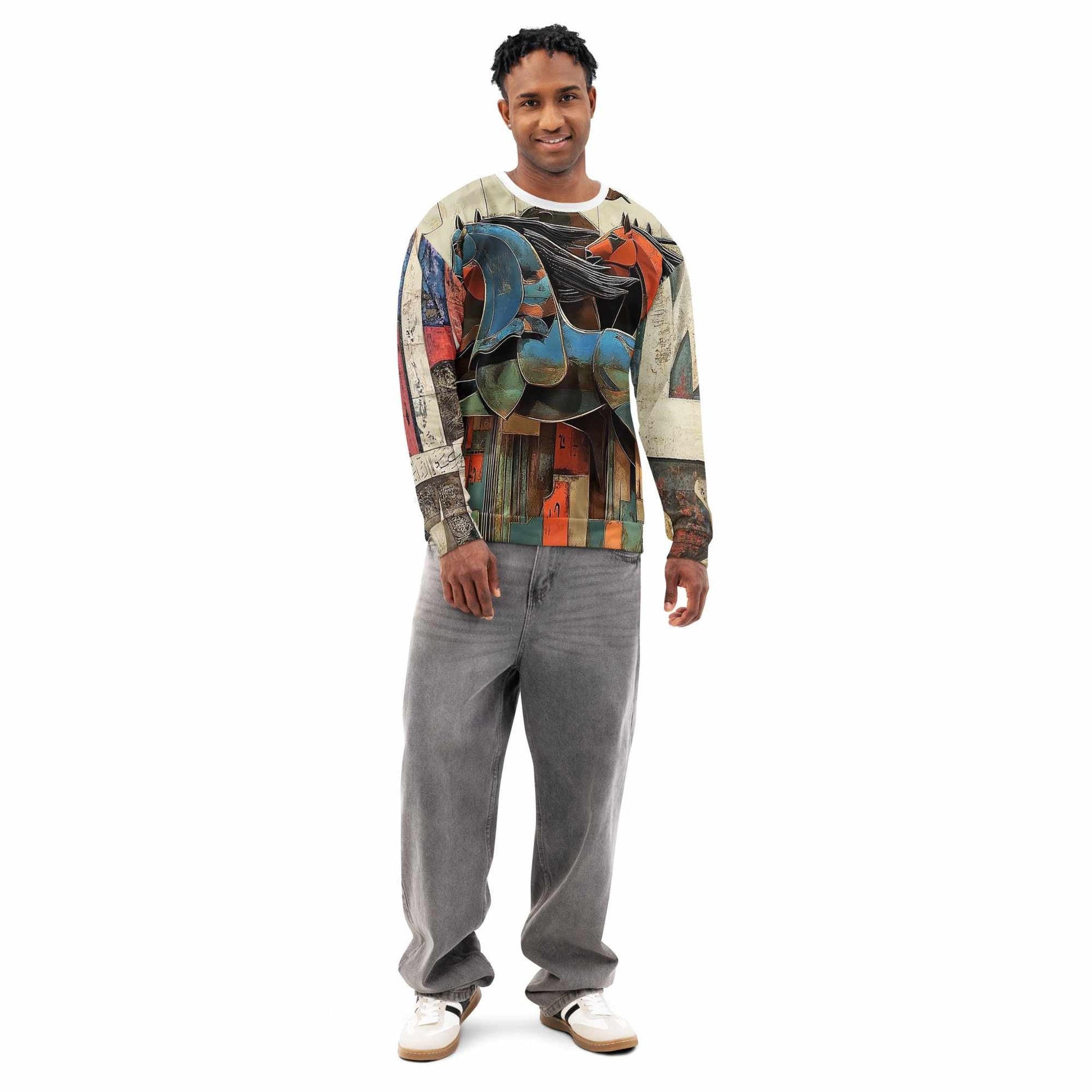 Unisex cotton sweatshirtmy art Allawimy art Allawi
