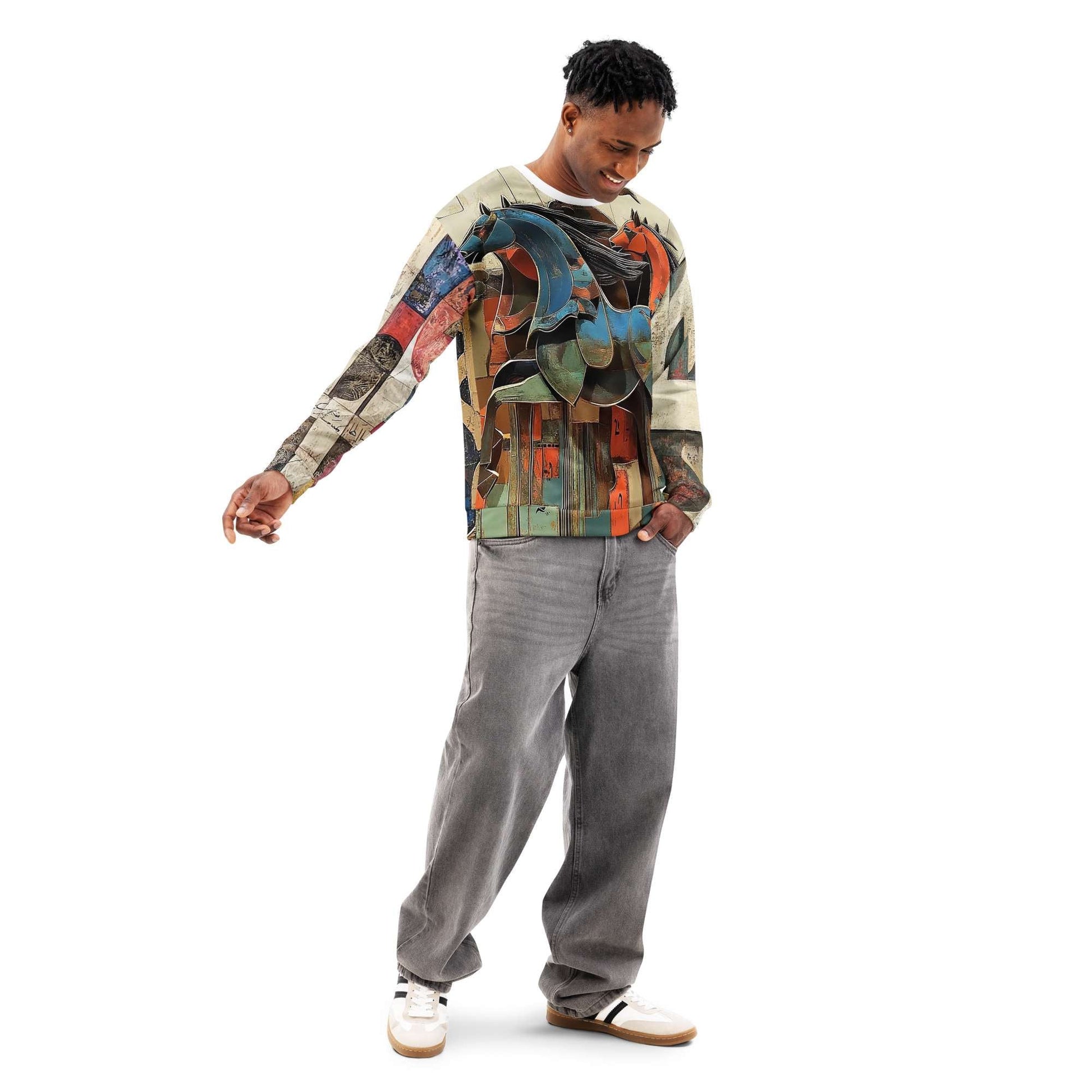 Unisex cotton sweatshirtmy art Allawimy art Allawi