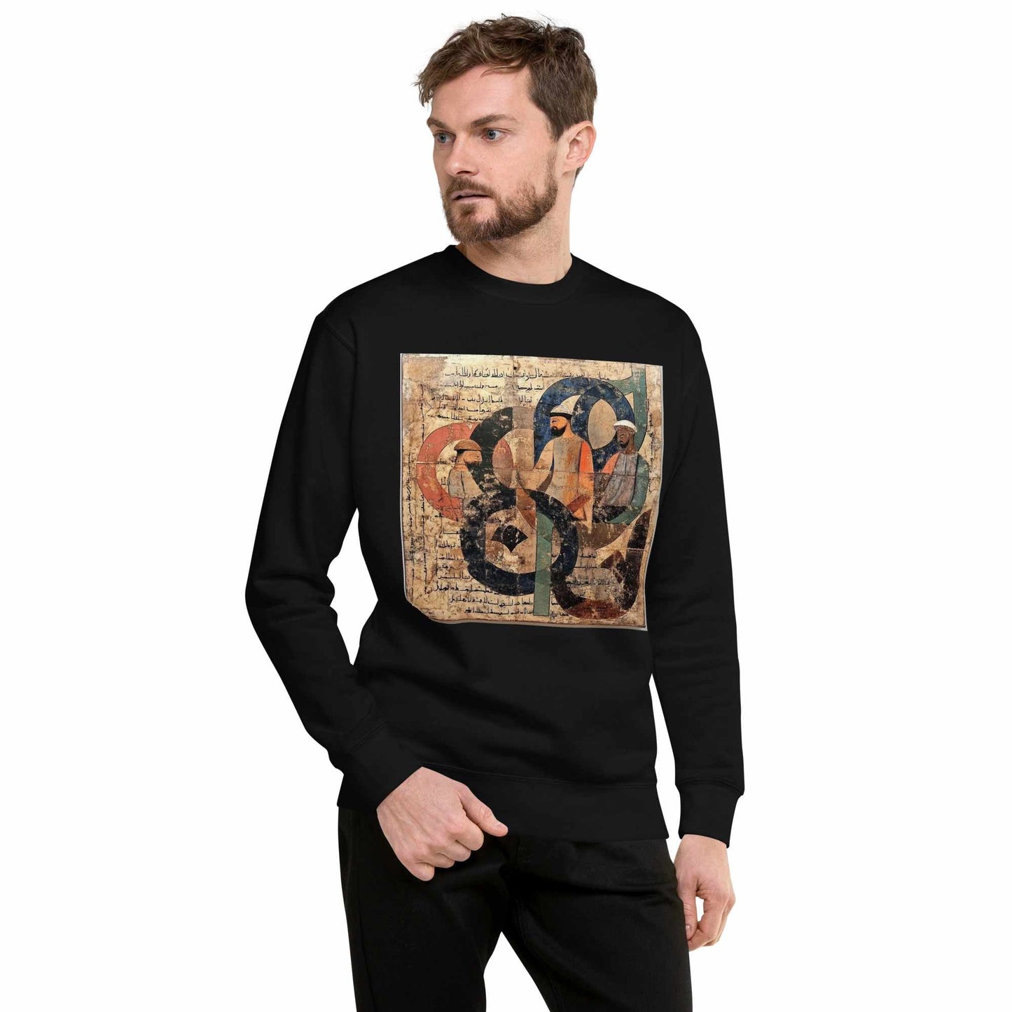 Unisex Premium Sweatshirt — Wearable Art by Ahmed Allawimy art Allawimy art Allawi