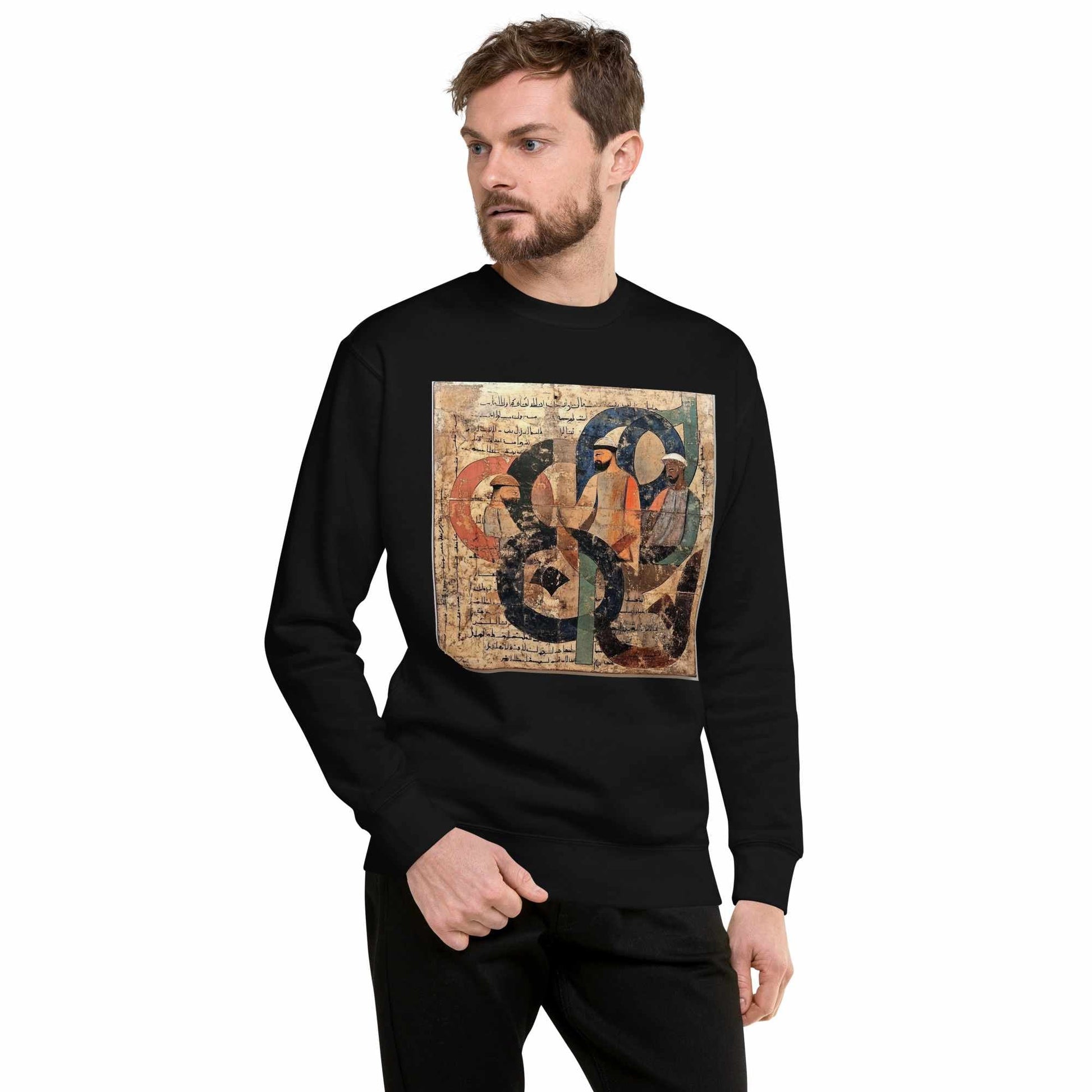 Unisex Premium Sweatshirt — Wearable Art by Ahmed Allawimy art Allawimy art Allawi