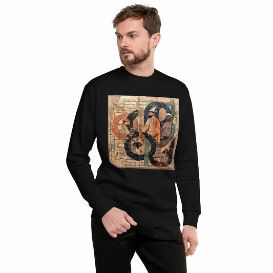 Unisex Premium Sweatshirt — Wearable Art by Ahmed Allawimy art Allawimy art Allawi