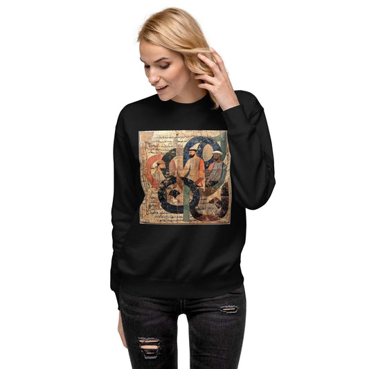 Unisex Premium Sweatshirt — Wearable Art by Ahmed Allawimy art Allawimy art Allawi